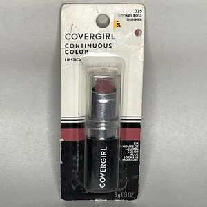 Covergirl Continuous Color‎ Lipstick Smokey Rose Shimmer 035 0.13 oz New Classic